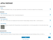 Tablet Screenshot of apnapariwar.blogspot.com
