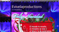 Desktop Screenshot of evivelaproductions.blogspot.com