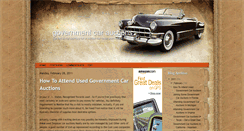 Desktop Screenshot of governmentcarauctions.blogspot.com