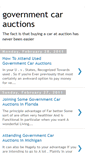 Mobile Screenshot of governmentcarauctions.blogspot.com