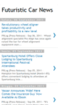 Mobile Screenshot of futuristic-car-news.blogspot.com