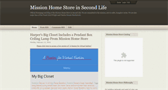 Desktop Screenshot of missionhomestore.blogspot.com