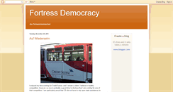 Desktop Screenshot of fortressdemocracy.blogspot.com