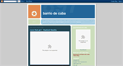 Desktop Screenshot of barriodecuba.blogspot.com