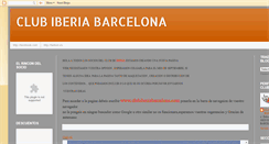 Desktop Screenshot of clubiberiabarcelona.blogspot.com