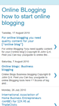 Mobile Screenshot of onlineblogginghowtostart.blogspot.com