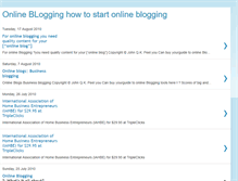 Tablet Screenshot of onlineblogginghowtostart.blogspot.com