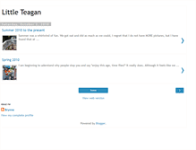Tablet Screenshot of littleteagan.blogspot.com