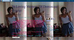 Desktop Screenshot of dominique-frazier.blogspot.com