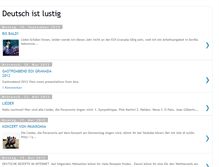 Tablet Screenshot of deutschistlustig.blogspot.com