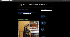 Desktop Screenshot of evilgalacticempire.blogspot.com