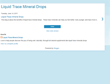 Tablet Screenshot of liquid-trace-mineral-drops.blogspot.com