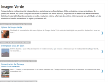 Tablet Screenshot of imagenverde.blogspot.com