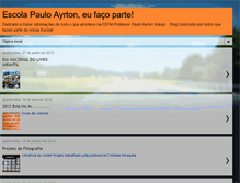 Tablet Screenshot of escolapauloayrton.blogspot.com