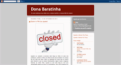 Desktop Screenshot of bloggerdabaratinha.blogspot.com