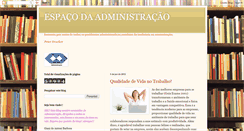 Desktop Screenshot of espacodaadministracao.blogspot.com