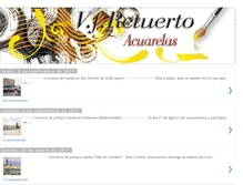 Tablet Screenshot of acuarelasretuerto.blogspot.com