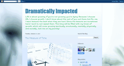 Desktop Screenshot of dramaticallyimpacted.blogspot.com