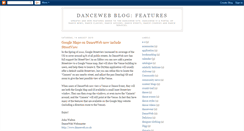 Desktop Screenshot of dancewebsite.blogspot.com