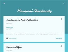 Tablet Screenshot of marginalchristianity.blogspot.com