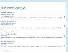 Tablet Screenshot of elfuertenoticias.blogspot.com