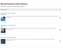 Tablet Screenshot of divertimentosinformaticos.blogspot.com