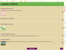 Tablet Screenshot of cosetesdinfantil.blogspot.com