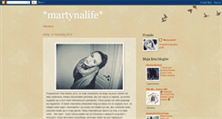 Desktop Screenshot of martynalife.blogspot.com