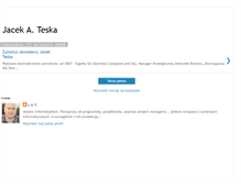 Tablet Screenshot of jacekteska.blogspot.com
