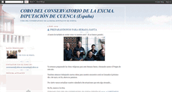 Desktop Screenshot of corodelconservatoriodecuenca.blogspot.com