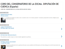 Tablet Screenshot of corodelconservatoriodecuenca.blogspot.com