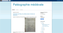 Desktop Screenshot of paleographiemedievale.blogspot.com