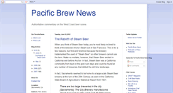 Desktop Screenshot of pacificbrewnews.blogspot.com