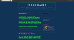 Desktop Screenshot of ideasmaker.blogspot.com