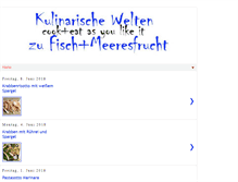 Tablet Screenshot of fischkueche.blogspot.com
