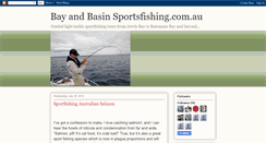 Desktop Screenshot of bayandbasinsportsfishing.blogspot.com