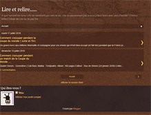 Tablet Screenshot of lireetrelire.blogspot.com