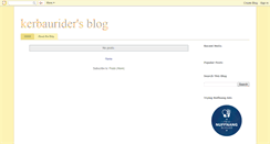 Desktop Screenshot of kerbaurider.blogspot.com