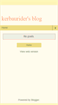 Mobile Screenshot of kerbaurider.blogspot.com