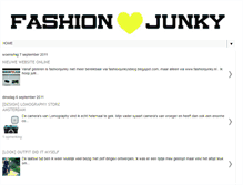 Tablet Screenshot of fashionjunkysblog.blogspot.com