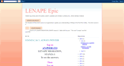 Desktop Screenshot of lenape-epic.blogspot.com