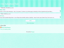 Tablet Screenshot of ouradoptiontale.blogspot.com