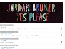 Tablet Screenshot of jordanbruneryesplease.blogspot.com