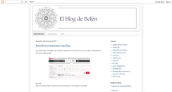 Desktop Screenshot of elblogdebelenav.blogspot.com