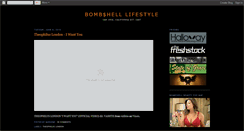 Desktop Screenshot of bombshelllifestyle.blogspot.com