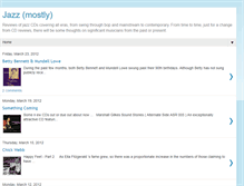 Tablet Screenshot of jazzmostly.blogspot.com