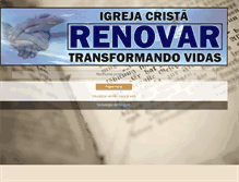 Tablet Screenshot of igrejarenovar.blogspot.com