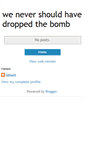 Mobile Screenshot of damnwedroppedthebomb.blogspot.com