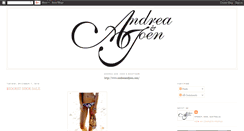 Desktop Screenshot of andreaandjoen.blogspot.com