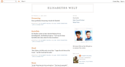 Desktop Screenshot of elisabethswelt.blogspot.com